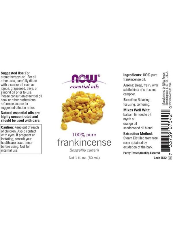 NOW Foods, Frankincense Oil, 100% Pure, 1 fl oz Online