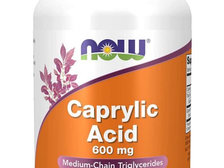 NOW Foods, Caprylic Acid 600 mg, 100 softgels For Cheap