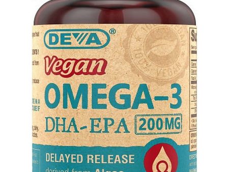 DEVA Nutrition, Vegan Omega-3 DHA & EPA, 200 Mg, Delayed Release, 90 Vegan Caps For Cheap