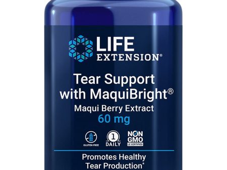 Life Extension, Tear Support with MaquiBright®, 60 mg, 30 vegetarian capsules Online Hot Sale