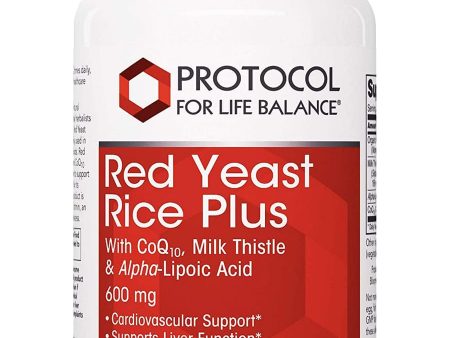 Protocol For Life Balance, Red Yeast Rice Plus, 600 mg, 90 Veg Capsules For Cheap