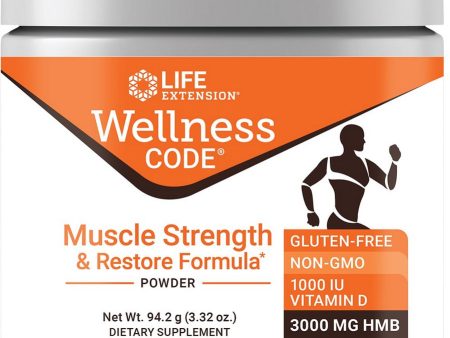 Life Extension, Wellness Code® Muscle Strength & Restore Formula, 3.32 oz on Sale