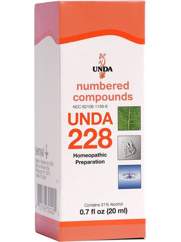 UNDA, UNDA 228 Homeopathic Preparation, 0.7 fl oz For Sale