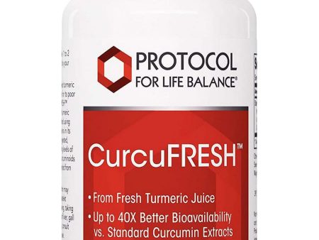 Protocol For Life Balance, CurcuFRESH, 500 mg, 60 Veg Capsules Discount