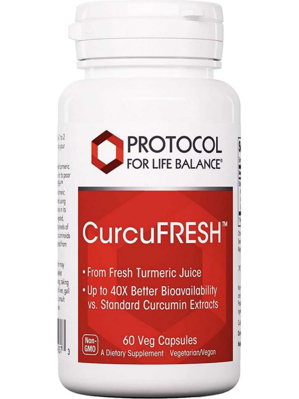 Protocol For Life Balance, CurcuFRESH, 500 mg, 60 Veg Capsules Discount