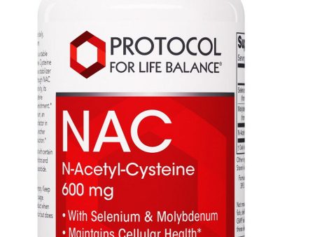 Protocol For Life Balance, NAC (N-Acetyl Cysteine), 600 mg, 100 Veg Capsules Fashion