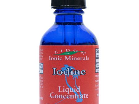 Eidon Ionic Minerals, Iodine, Liquid Concentrate, 2 oz (60ml) Online Hot Sale