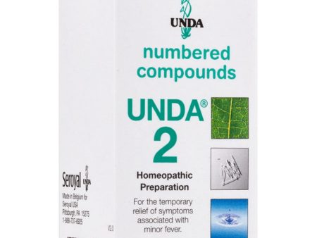 UNDA, UNDA 2 Homeopathic Preparation, 0.7 fl oz Supply