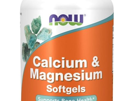 NOW Foods, Calcium & Magnesium Softgels, 240 softgels Online Hot Sale