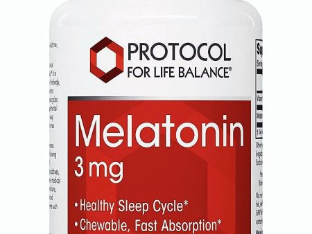 Protocol For Life Balance, Melatonin, 3 mg, 120 Lozenges For Sale