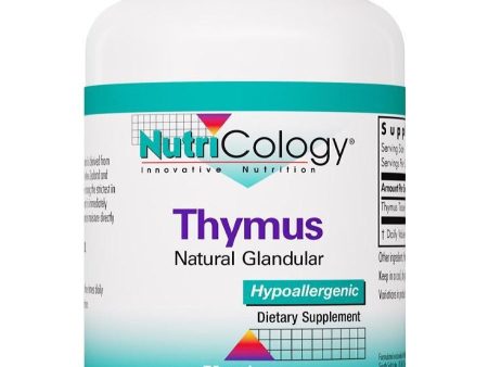 NutriCology, Thymus, Natural Glandular, 75 vegicaps Sale