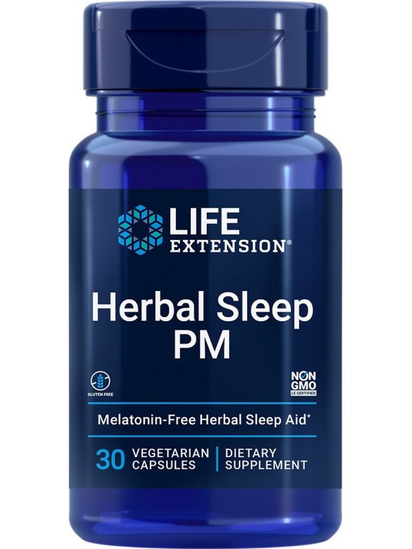 Life Extension, Herbal Sleep PM, 30 vegetarian capsules on Sale