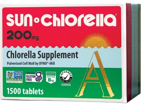 Sun Chlorella, Sun Chlorella, 200mg, 1500 Tablets (3-month supply) Online Hot Sale