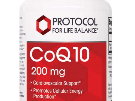 Protocol For Life Balance, CoQ10, 200 mg, 30 Veg Capsules Sale