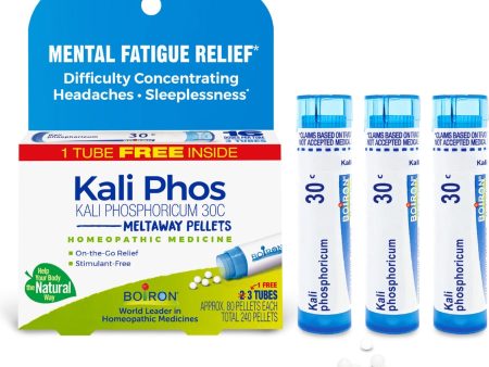 Boiron, Kali Phosphoricum 30C Bonus Pack, 3 Tubes Discount