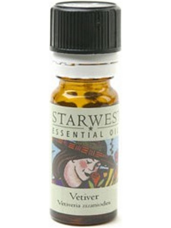 Starwest Botanicals, Vetiver Essential Oil, 1 3 fl oz Discount