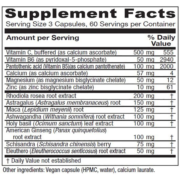 Vitanica, Adrenal Assist, 90 Vegetarian Capsules Sale