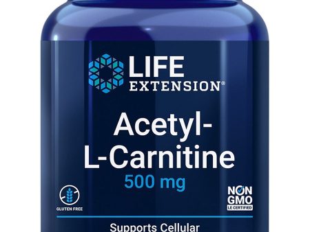 Life Extension, Acetyl-L-Carnitine, 500 mg, 100 vegetarian capsules Fashion