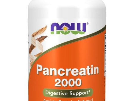 NOW Foods, Pancreatin 2000, 100 capsules For Sale