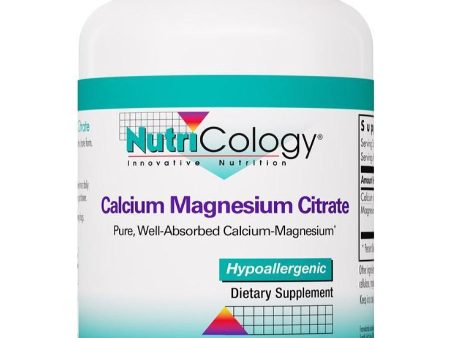 NutriCology, Calcium Magnesium Citrate Pure, Well-Absorbed Calcium-Magnesium, 100 Vegetarian Capsules For Cheap