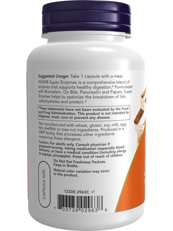 NOW Foods, Super Enzymes, 90 capsules Cheap