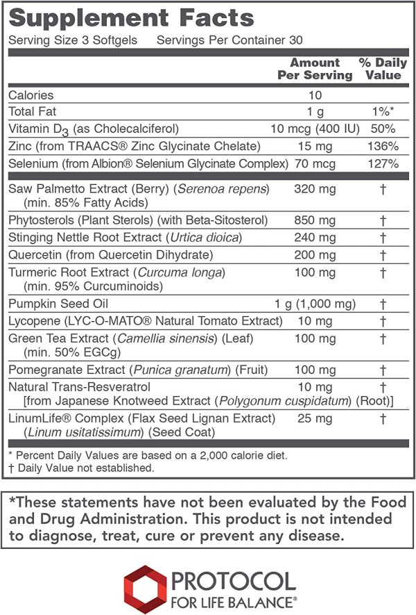 Protocol For Life Balance, Clinical Strength, Prostate-B, 90 Softgels Online now