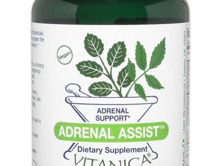 Vitanica, Adrenal Assist, 90 Vegetarian Capsules Sale