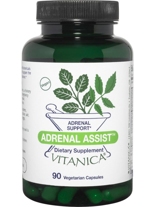 Vitanica, Adrenal Assist, 90 Vegetarian Capsules Sale