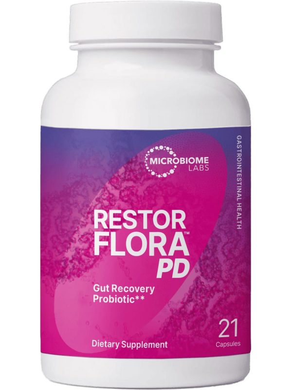 Microbiome Labs, RestorFlora PD, 21 Capsules Online now