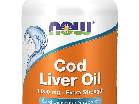 NOW Foods, Cod Liver Oil, Extra Strength 1,000 mg, 90 softgels Fashion