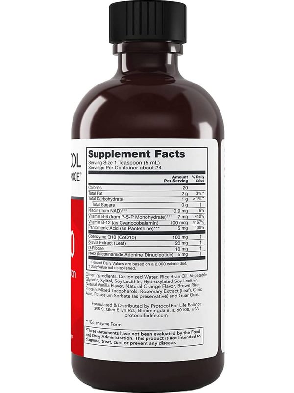 Protocol For Life Balance, Liquid CoQ10, 4 fl oz (180 mL) Online now