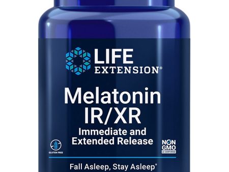 Life Extension, Melatonin IR XR, 60 capsules Supply