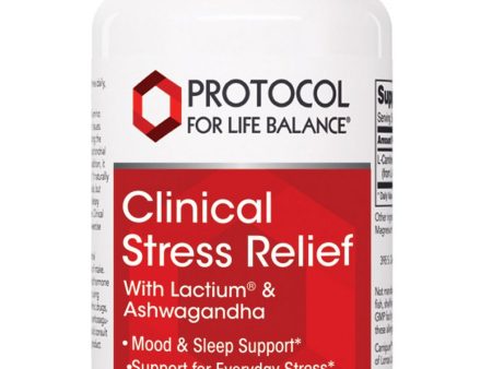 Protocol For Life Balance, Clinical Stress Relief, 60 Veg Capsules Supply