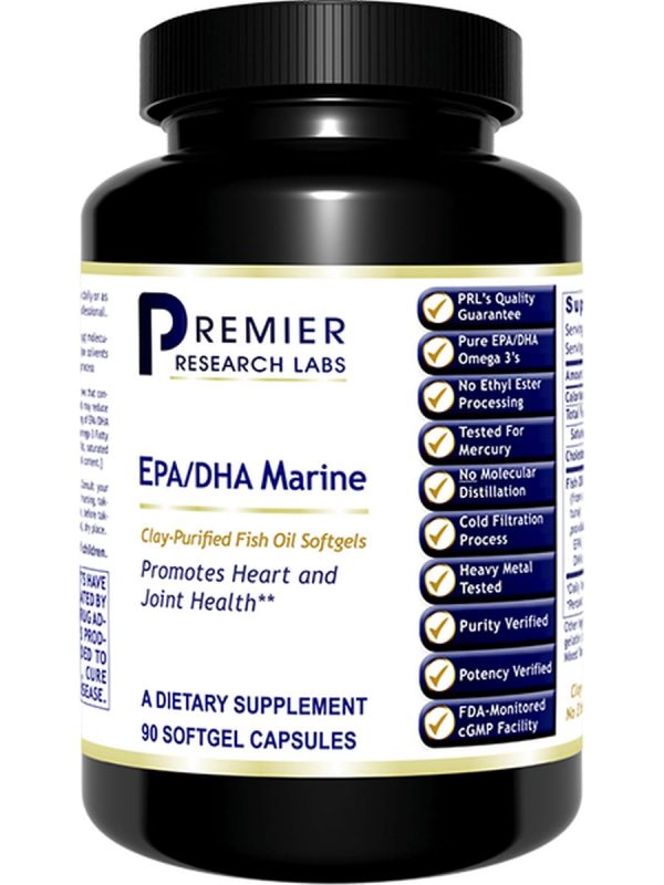 Premier Research Labs, EPA DHA Marine, 90 Softgel Capsules Online Sale