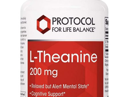 Protocol For Life Balance, L-Theanine, 200 mg, 60 Veg Capsules For Discount