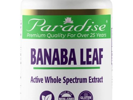 Paradise Herbs, Banaba leaf, 180 vegetarian capsules Sale