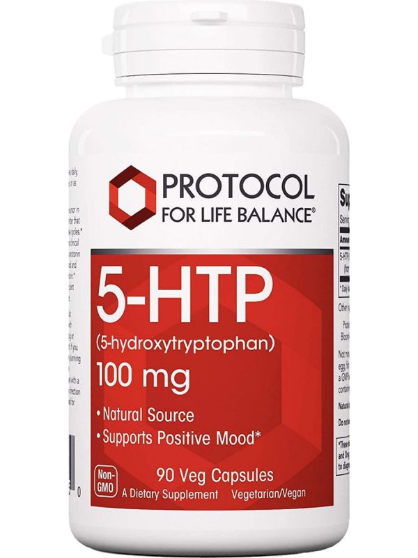 Protocol For Life Balance, 5-HTP, 100 mg, 90 Veg Capsules Online