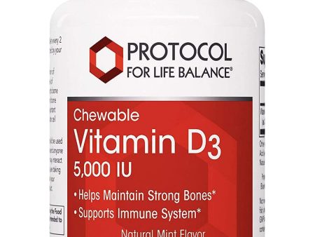 Protocol For Life Balance, Vitamin D3, 5,000 IU, 120 Softgels For Sale