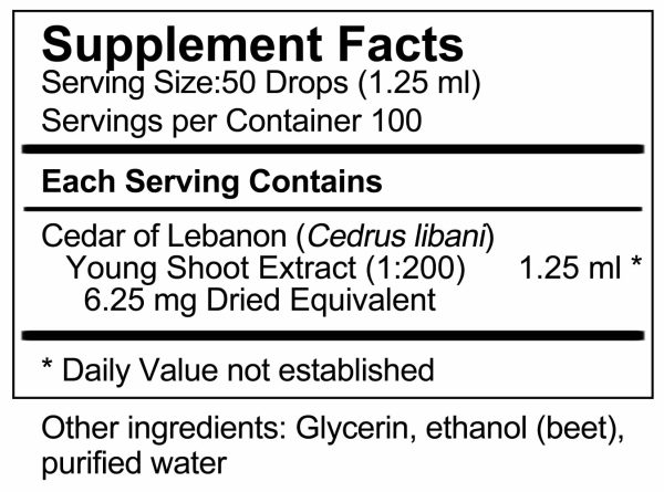 UNDA, gemmo Cedrus Libani Dietary Supplement, 125 ml For Cheap