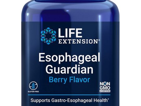 Life Extension, Esophageal Guardian, Berry, 60 vegetarian chewable tablets Supply