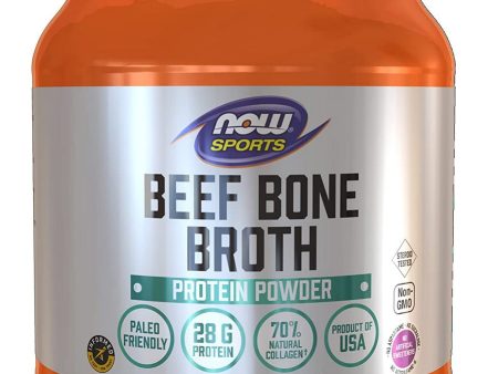 NOW Foods, Beef Bone Broth Powder, 1.2 lb Online Hot Sale