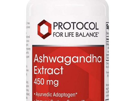 Protocol For Life Balance, Ashwaganda Extract, 450 mg, 90 Veg Capsules Online Sale