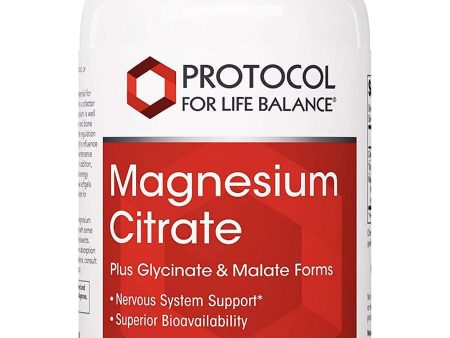 Protocol For Life Balance, Magnesium Citrate + Glycinate & Malate Forms, 180 Softgels Fashion