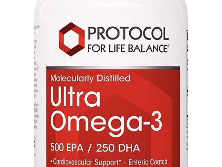 Protocol For Life Balance, Ultra Omega-3, 500 EPA 250 DHA, 90 Softgels Online Sale