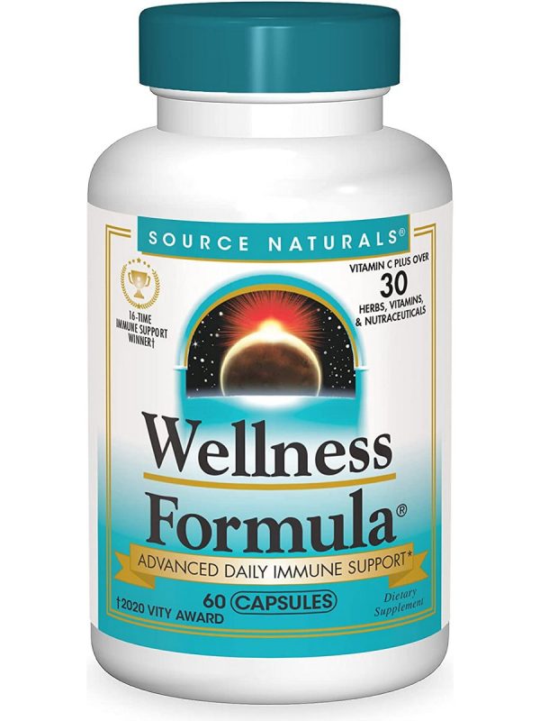 Source Naturals, Wellness Formula®, 60 capsules Supply