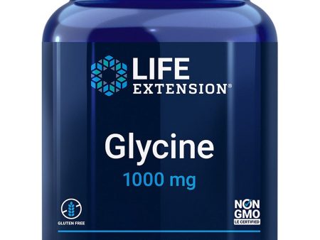 Life Extension, Glycine, 1000 mg, 100 vegetarian capsules Discount