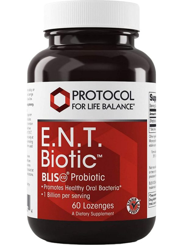 Protocol For Life Balance, E.N.T. Biotic, 60 Lozenges For Cheap