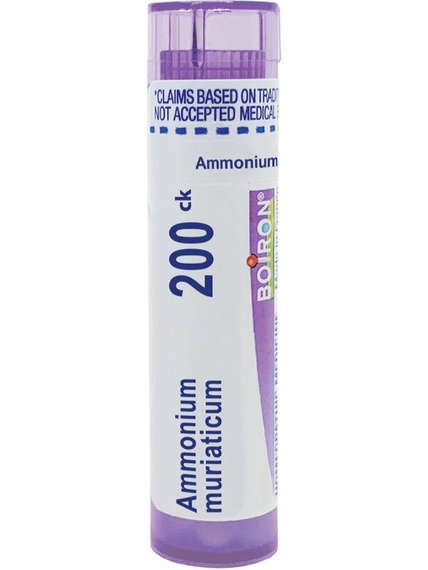 Boiron, Ammonium Muriaticum 200CK, 80 Pellets Online now