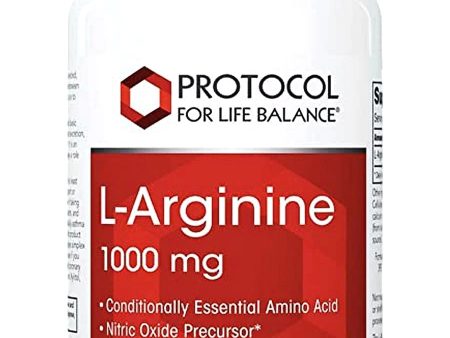 Protocol For Life Balance, L-Arginine, 1,000 mg, 120 Tablets Online Sale