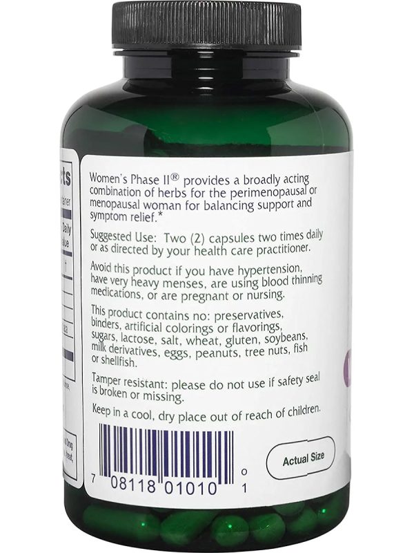 Vitanica, Women s Phase II, 180 Vegetarian Capsules Online now